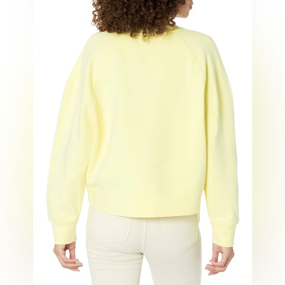 vince lemon yellow boxy pullover - Picture 1 of 7